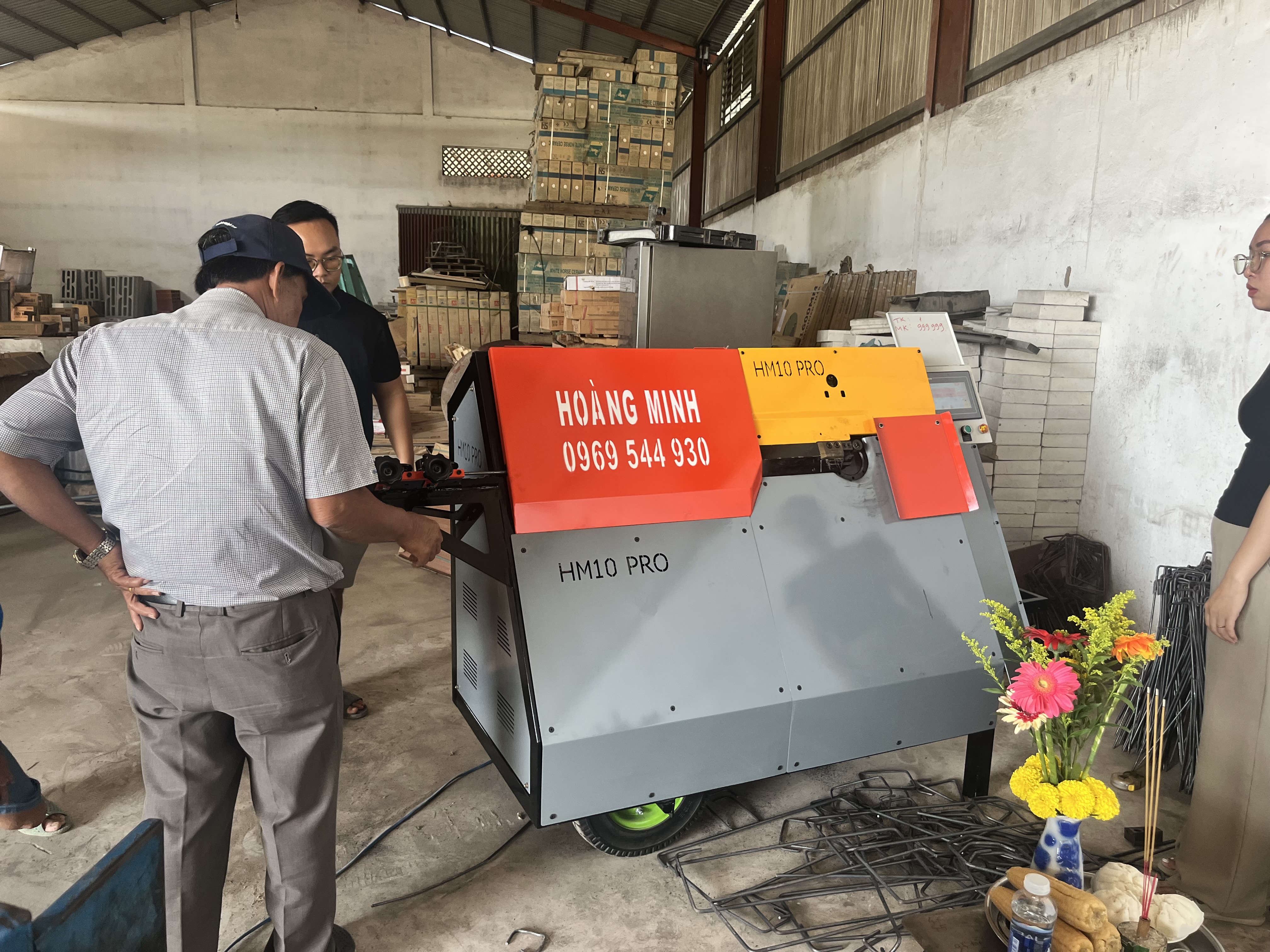 Máy bẻ đai tốc độ cao 17-18đai/phút | Ổn định và chính xác