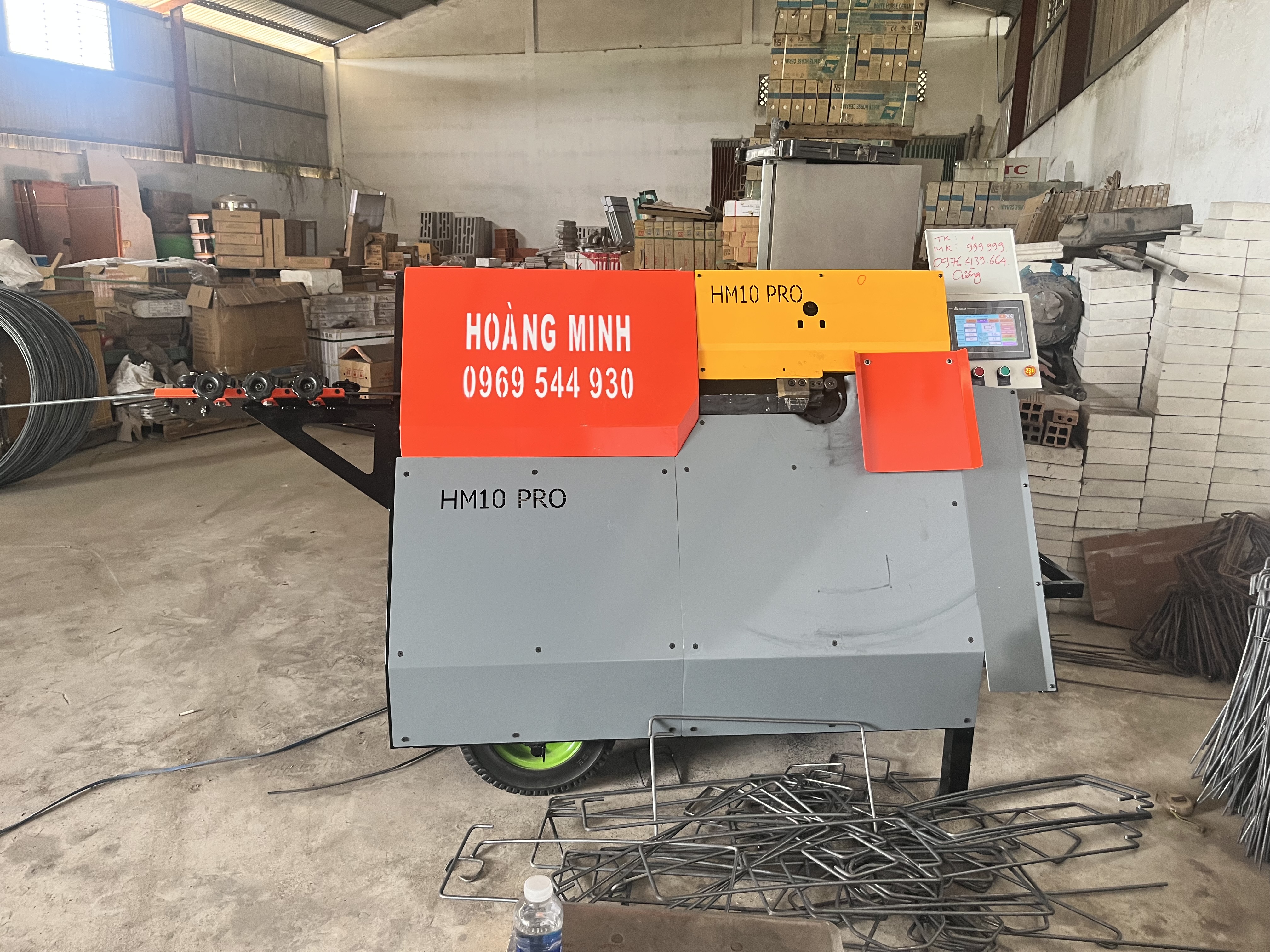 Máy Bẻ Đai HM10 Pro Giao Về Hậu Giang – Công Nghệ CNC Chính Xác, Tốc Độ Cao