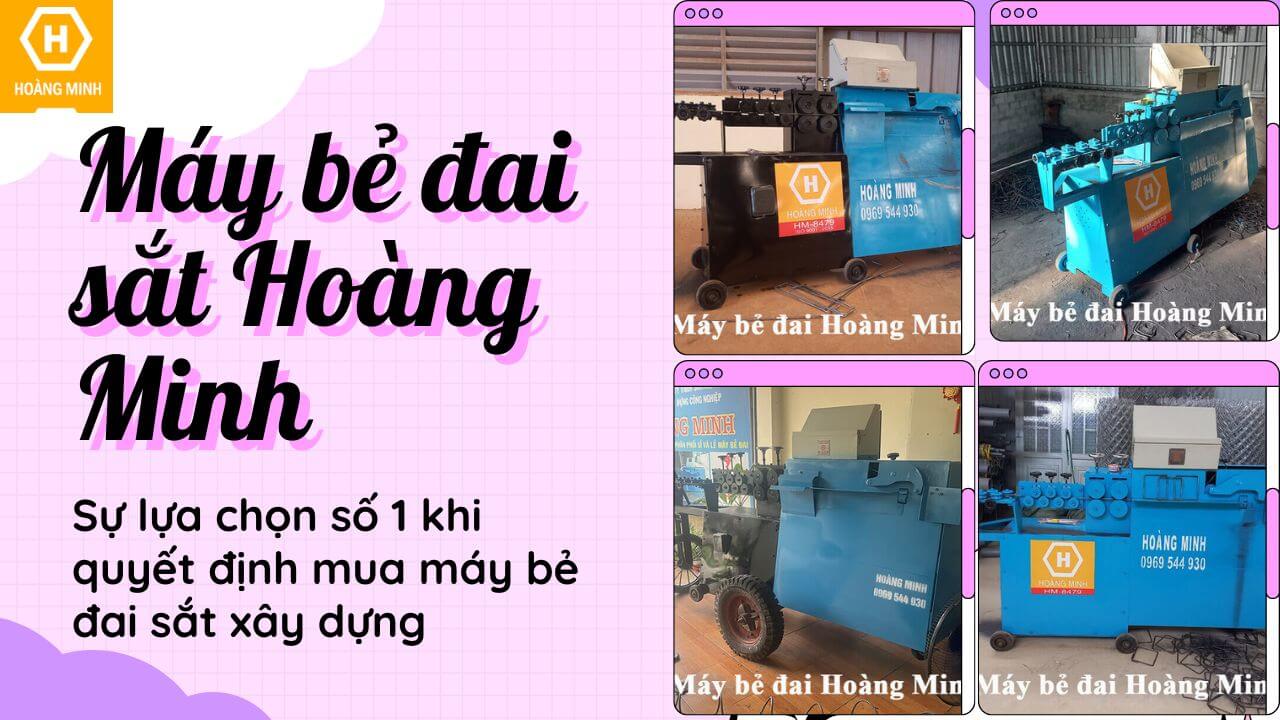 Máy bẻ đai sắt xây dựng Hoàng Minh – Thiết bị hữu ích trong thời đại 4.0