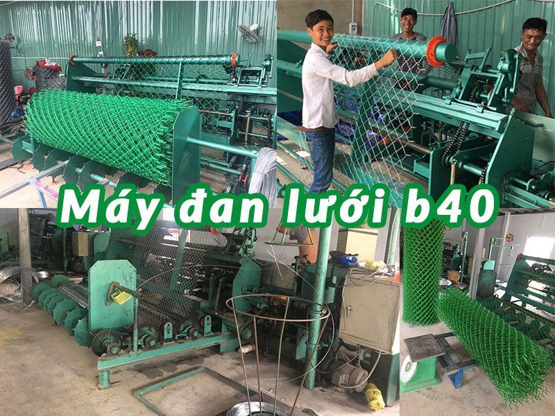 Hoàng Minh là địa chỉ sản xuất máy đan lưới B40 chất lượng hơn 10 năm kinh nghiệm