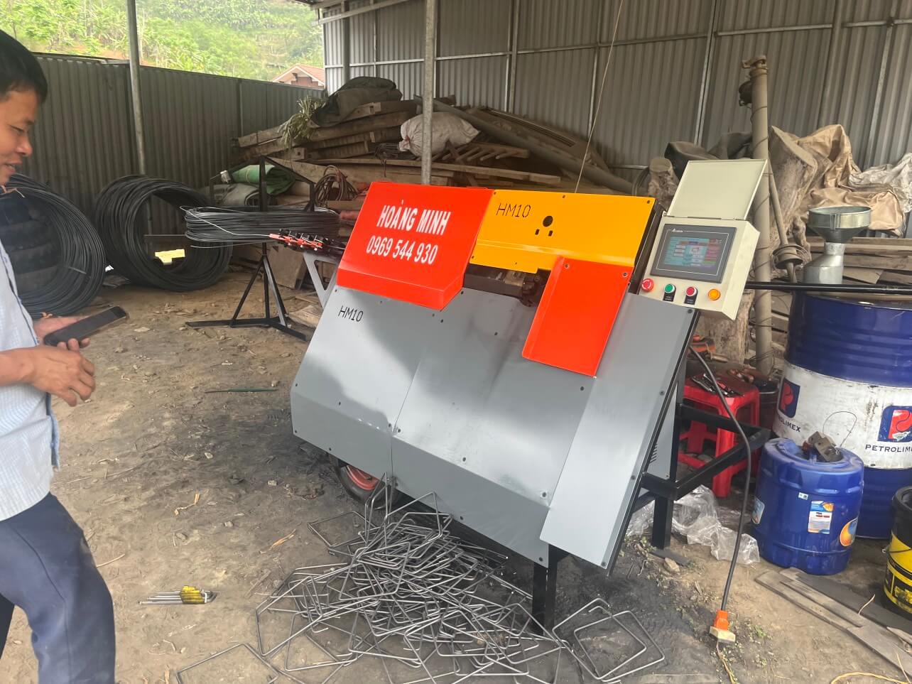 Máy uôn đai sắt Hm10